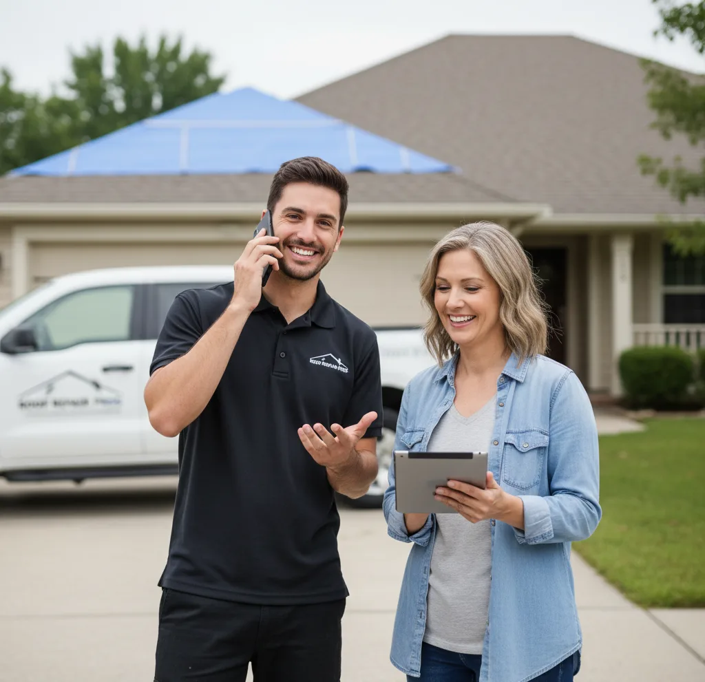 Modern Solutions Roof Repair customer support in Blaine